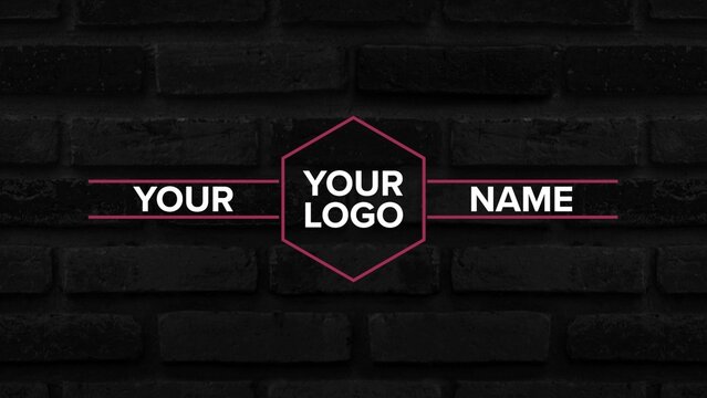 Quick and Modern Logo and Name Reveal for Lower Thirds