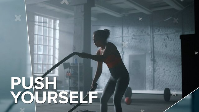 Sport Motivation Glass Animation opener slideshow intro