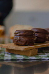 food photography: close-up of various sweets.