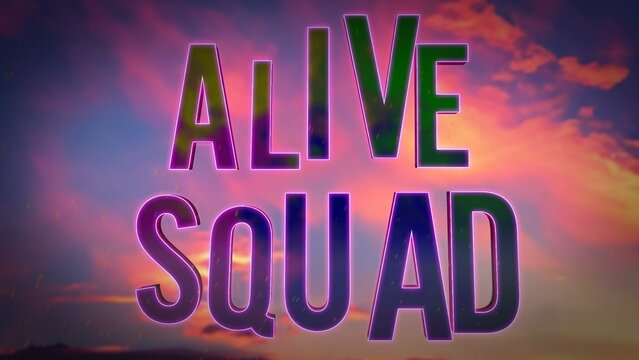 Alive Squad Team Superhero Vilain Title Intro