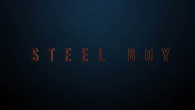 Epic Steel Boy Superhero Title Intro