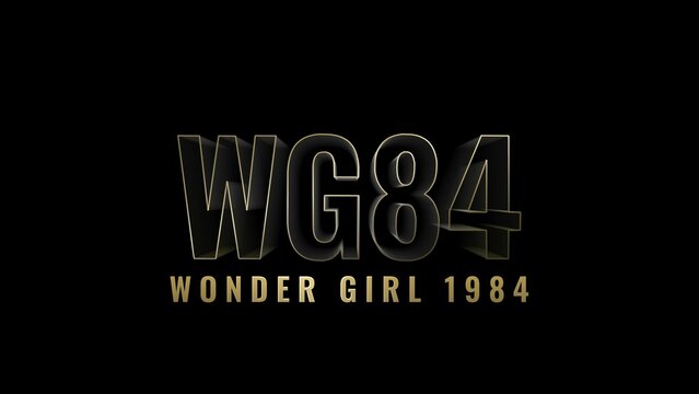 Wonder Girl 1984 Superhero Woman Title Intro