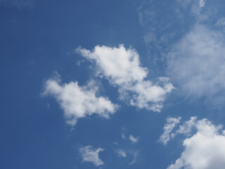 cloudy blue sky background