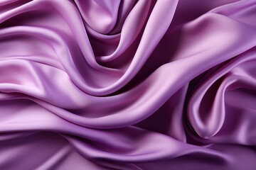 Obraz premium Elegant Purple Silk Fabric Texture, Lavender Background for Design Inspiration