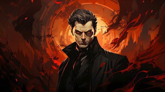 portrait of a vampire