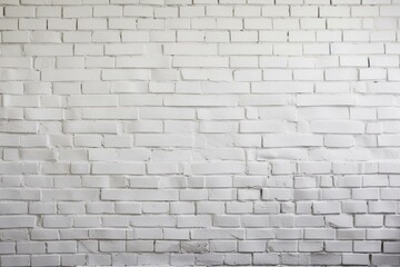 A white brick wall. Generative AI