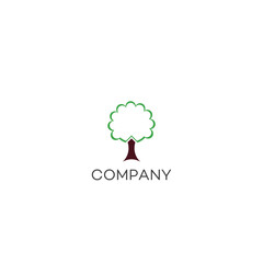 Tree, flower, plant, leaf, nature, organic, landscaping green business, logo, design, brand identity, flat logo, company, editable, vector,