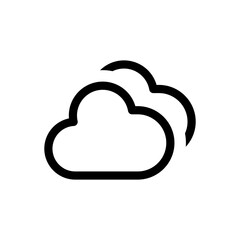 Cloud icon , drive data storage icon , Cloud computing icon sign - clouds symbol for apps and website