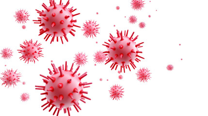 Virus and bacteria - obrazy, fototapety, plakaty