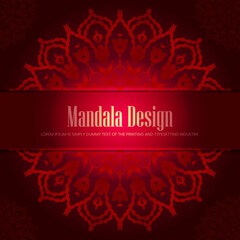 Luxury mandala background with  pattern arabic islamic east style.decorative mandala for print, poster, cover, brochure, flyer, banner.