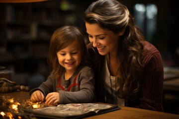 A teacher helping a student understand a challenging concept during one-on-one time. Generative AI.