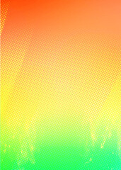 Orange, yellow, green mixed gradient vertical background with copy space, Best suitable for online Ads, poster, banner, sale, celebrations and various design works