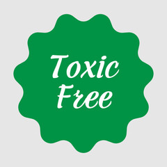 Green Toxic Free Tag