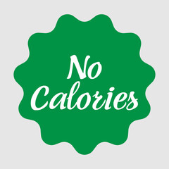 Green No Calories Tag