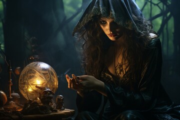 Witch's Enchanted Forest, Conjuring Secrets with her Divination Sphere