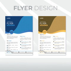 Obraz premium EPS modern digital marketing corporate vector vertical business sale flyer template.