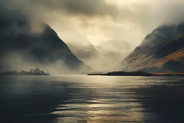 Deurstickers fjord © CHANEL KOEHL