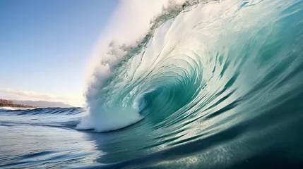 Gordijnen waves in the ocean © sderbane