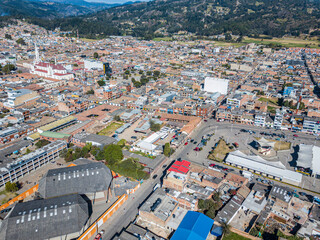 A Bird's-Eye View of Ubaté, Colombia