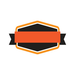 Badge art vector, clip art, and symbol. Flat design of badge concept and simple design © V E R B A L Creative