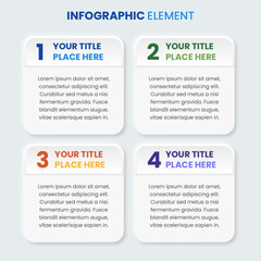 Presentation of business infographics modern design template 