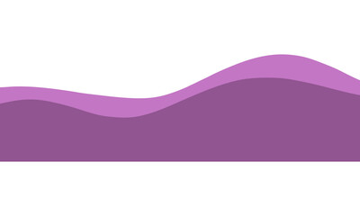 Wave border abstract