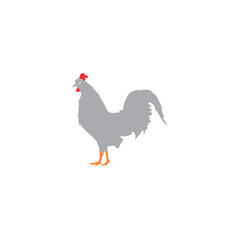 Chicken rooster silhouette