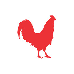 Chicken rooster silhouette