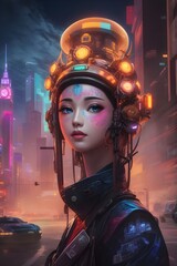 The Ghost in the Magicpunk Metropolis An Enchanted Reality Generative AI




