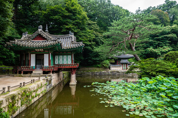 views of Changdeoggung palace complex in seoul south korea