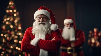 santa claus standing smiling