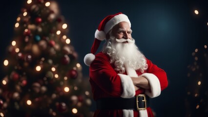 santa claus standing smiling