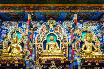 The Padmasambhava Buddhist Vihara, known locally as the Golden Temple, is part of the Namdroling...