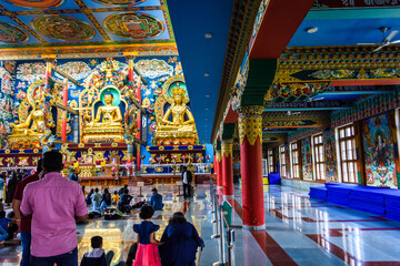 The Padmasambhava Buddhist Vihara, known locally as the Golden Temple, is part of the Namdroling...