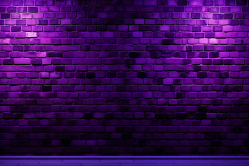 electric purple brick wall background