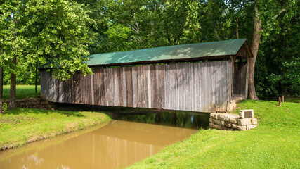 Salt Creek Covered Bridge in Muskingum County, Ohio