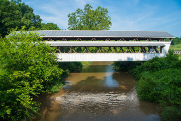 Johnson Covered Bridge in Fairfield County, Ohio