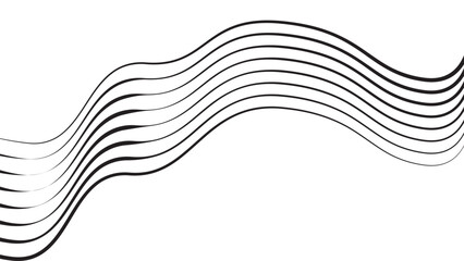 Abstract wavy lines vector Illustration eps