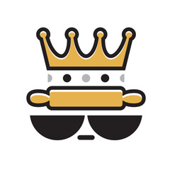 crown icon vector illustration