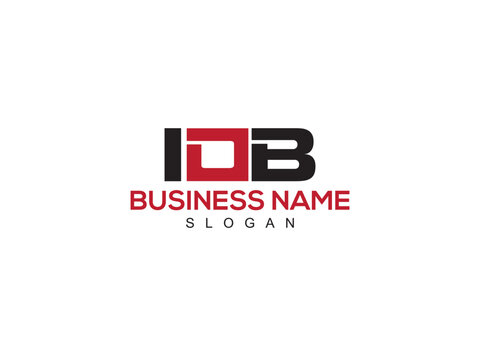 Minimalist IOB io Logo Letter Vector Arts For Business