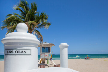 Fort Lauderdale beach at Las Olas Blvd