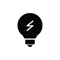 bulb icon design, illustration design