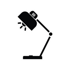 study lamp icon design, illustration design