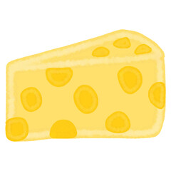 Cheese cartoon drawing