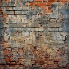 Rustic Masonry Brick Pattern. generative ai.