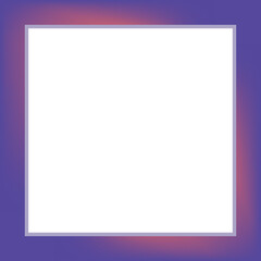 Digital png illustration of dark blue frame with copy space on transparent background