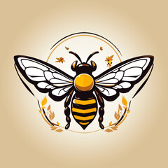 Honey Bee Illustration