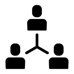 Organization chart icon