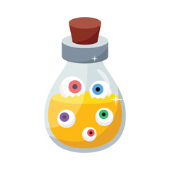 Magic potion vector colorful stickers Icon Design illustration. EPS 10 File