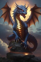 Dragoncore Wraith The Ethereal Fusion of Ghost and Dragon Generative AI




